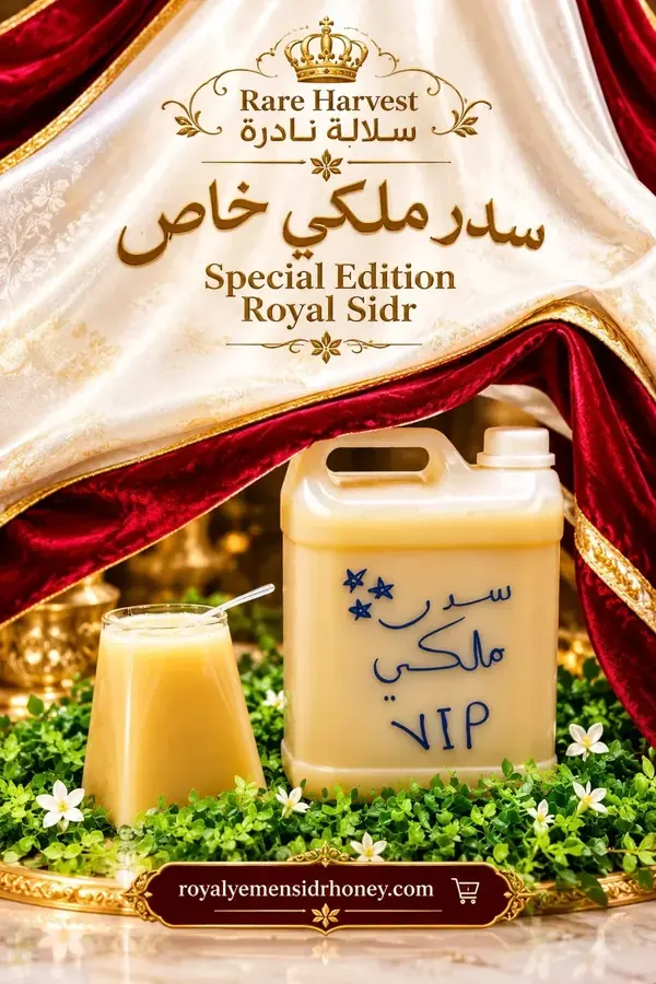 Special Edition Royal Sidr Honey gallon and glass — rare harvest, limited quantity