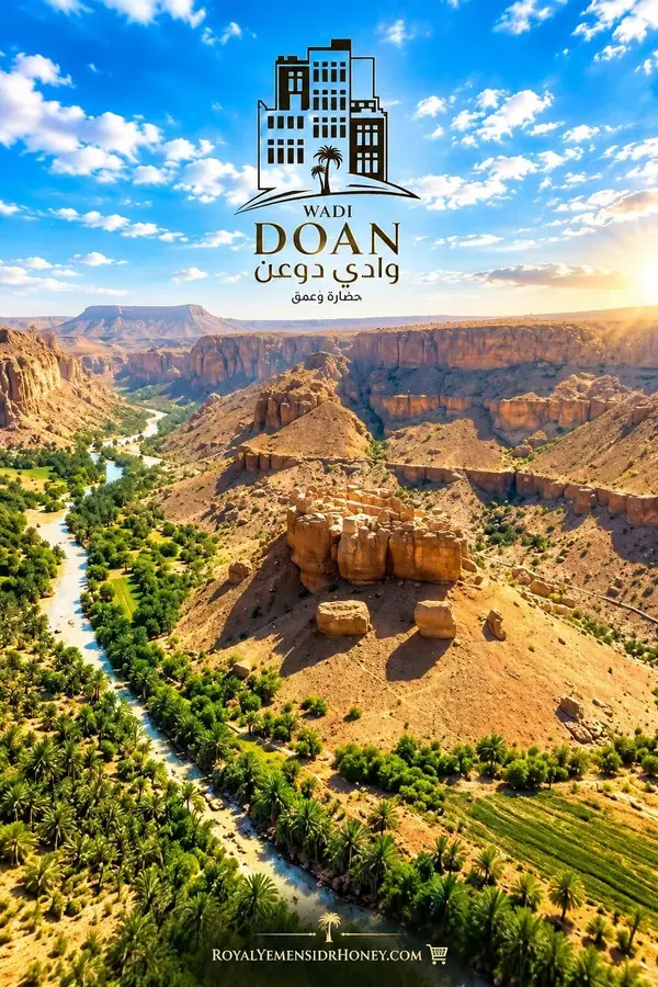 Wadi Doan valley in Hadramout, Yemen — home of Doani Sidr honey